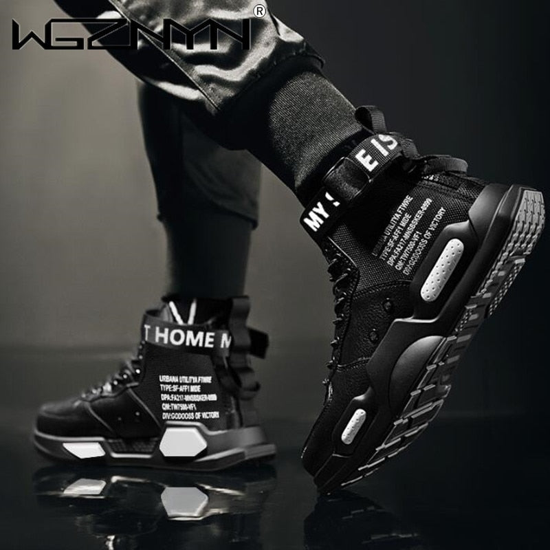Sneakers Men High Top Shoes for Men Wild Casual Sports Male Tides Tenis Shoes NEW Outdoor Breathable Training  Trainers