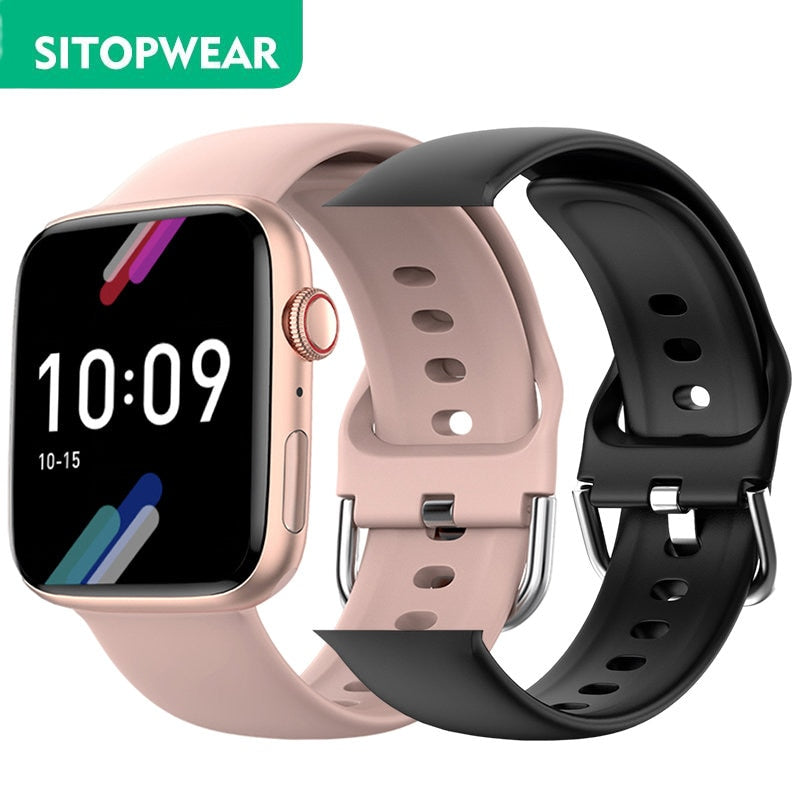 Sitopwear relógio inteligente 2023 de carregamento sem fio smartwatch bluetooth chamadas relógios