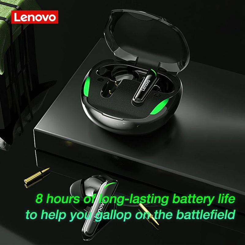 Lenovo xt92 tws gaming earbuds baixa latência bluetooth fones de ouvido estéreo sem fio 5.1 bluetooth