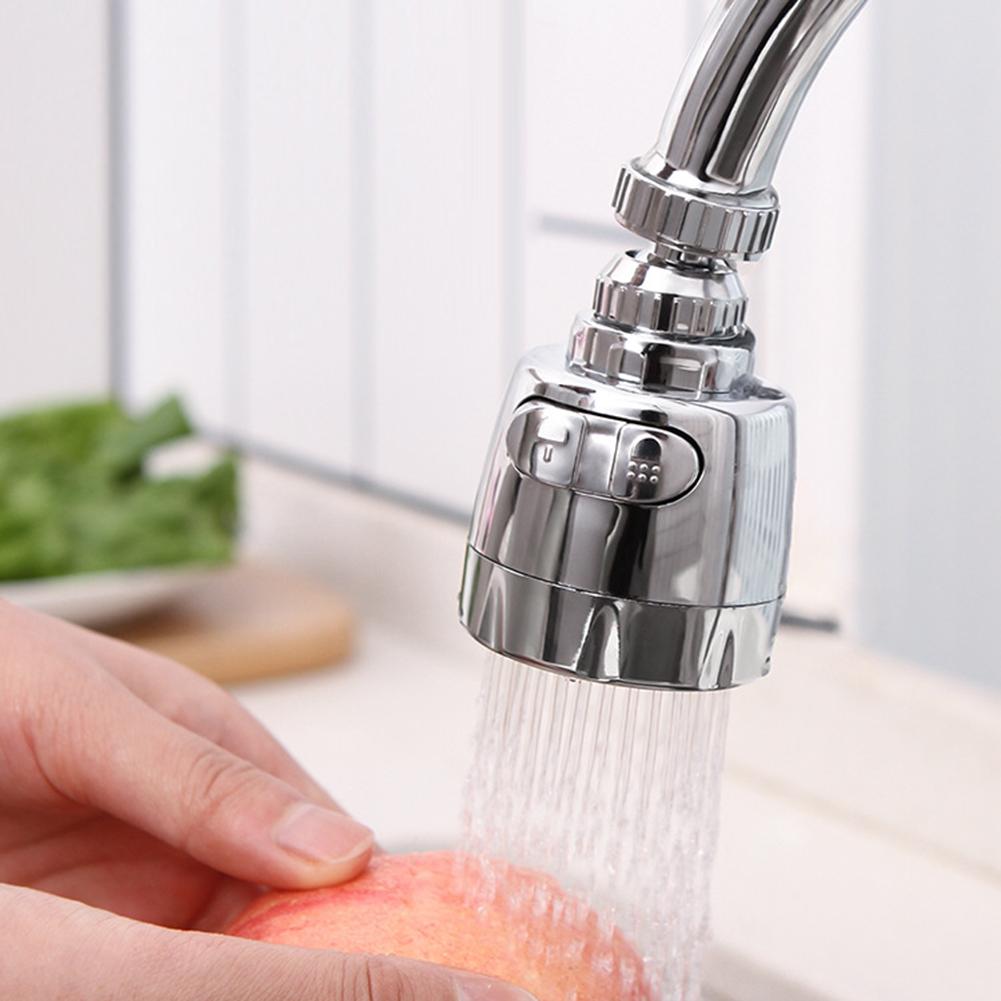 360 graus giratória torneira da cozinha aerador ajustável modo duplo pulverizador filtro difusor de poupança água bico torneira conector