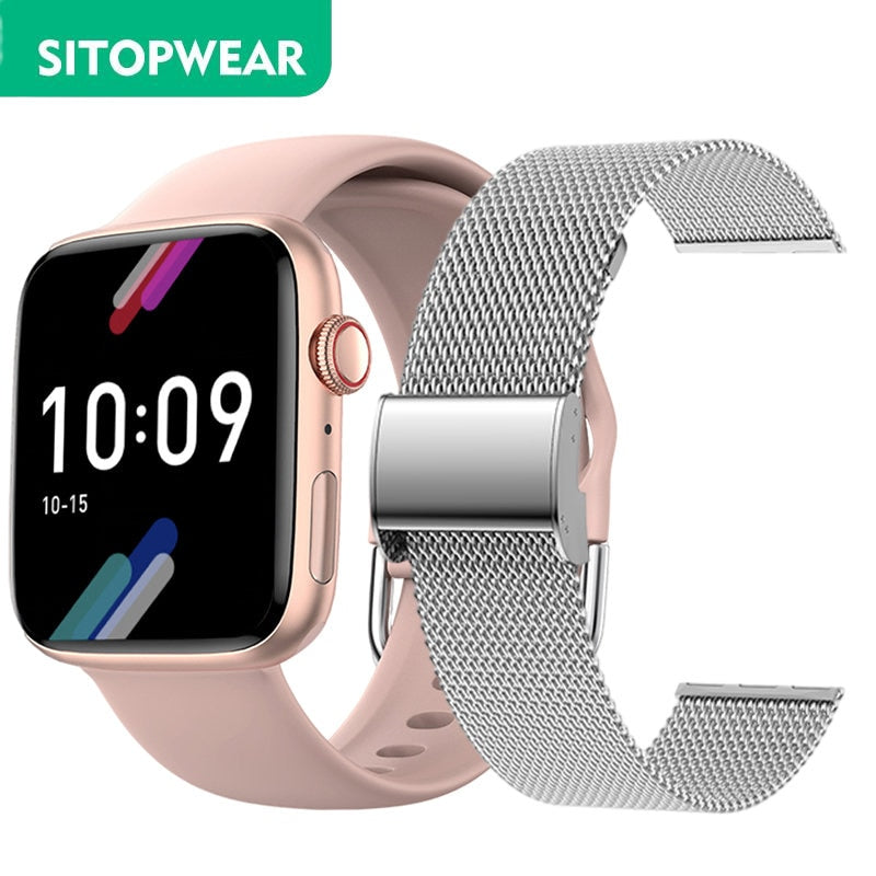 Sitopwear relógio inteligente 2023 de carregamento sem fio smartwatch bluetooth chamadas relógios