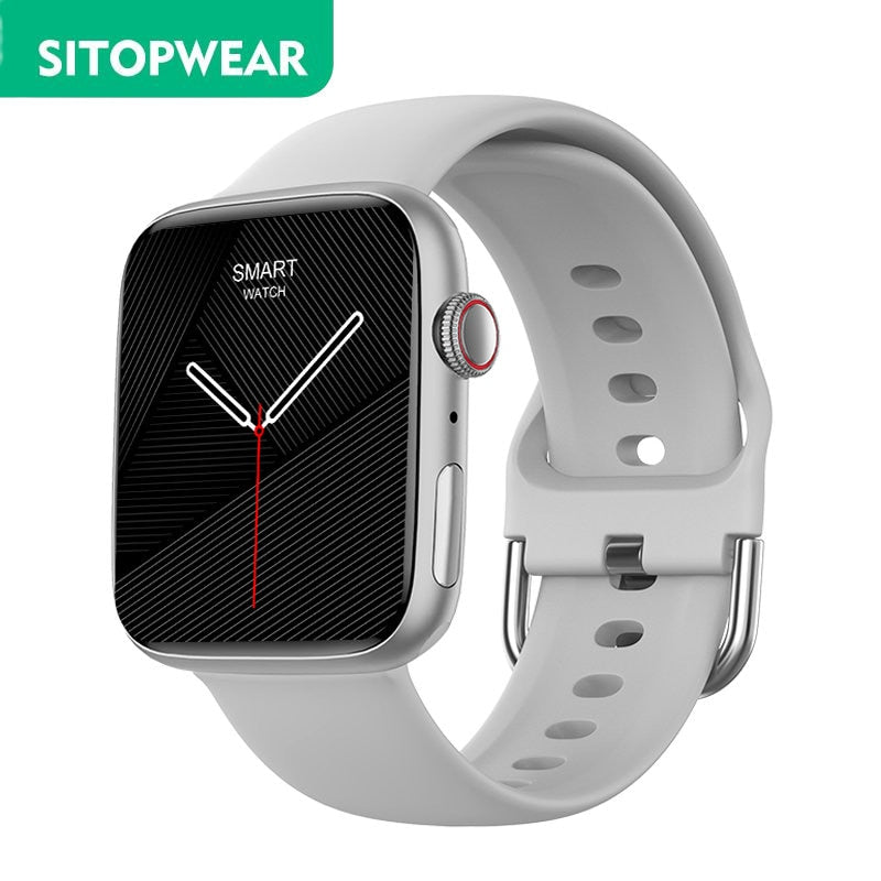 Sitopwear relógio inteligente 2023 de carregamento sem fio smartwatch bluetooth chamadas relógios