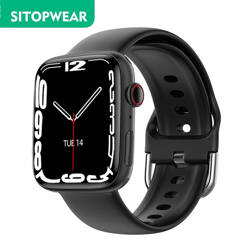 Sitopwear relógio inteligente 2023 de carregamento sem fio smartwatch bluetooth chamadas relógios