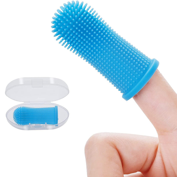 silicone ferramenta de escova de dentes cão e gato suprimentos de limpeza