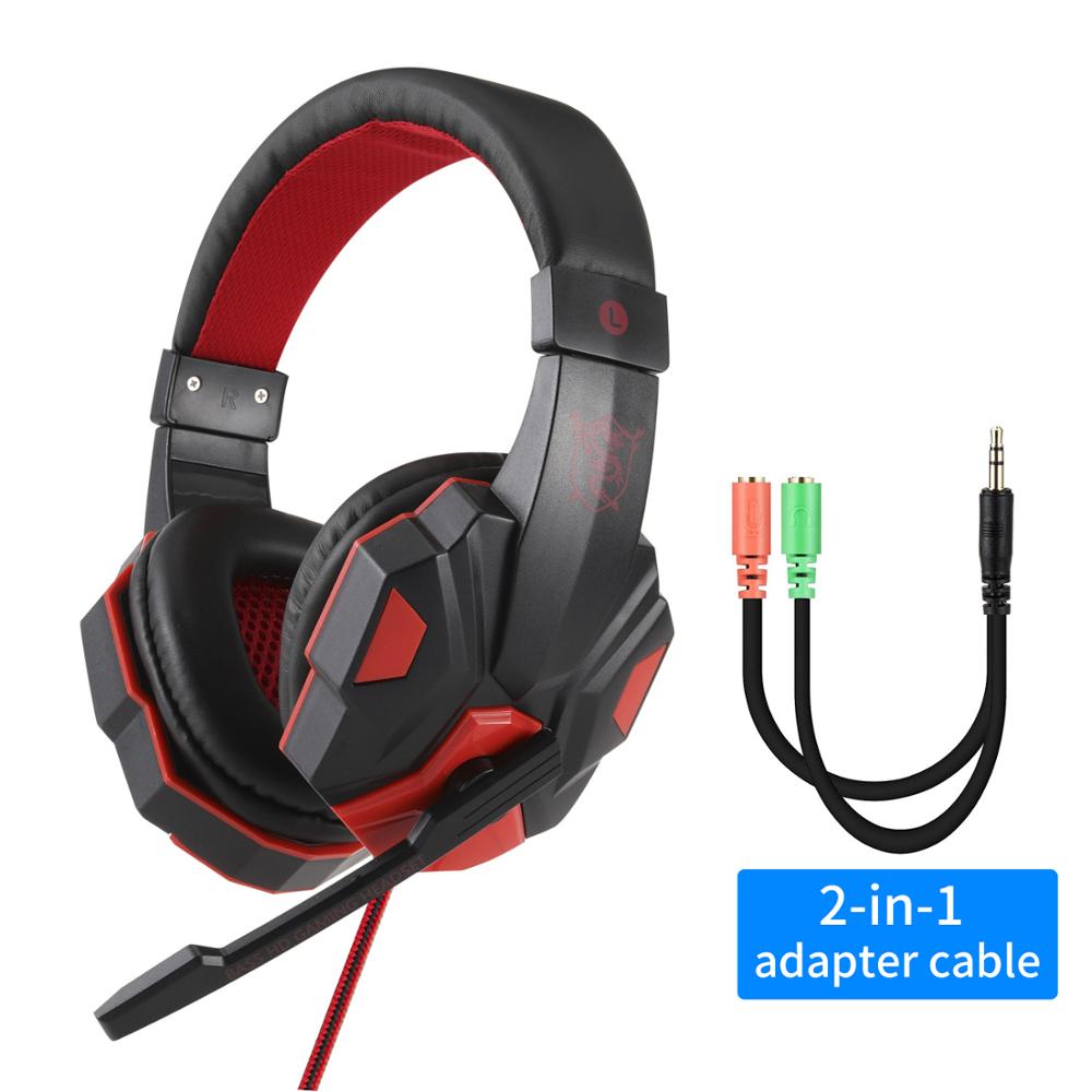 fone gamer Profissional auriculares gamer luz led gaming fones de ouvido gamer para computador ps4 ajustável