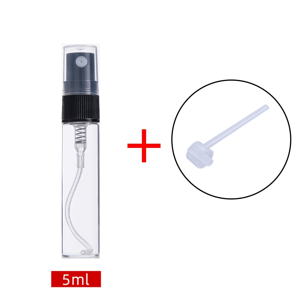 5ml/8ml mini pequeno perfume recarregável garrafa atomizador de alumínio portátil
