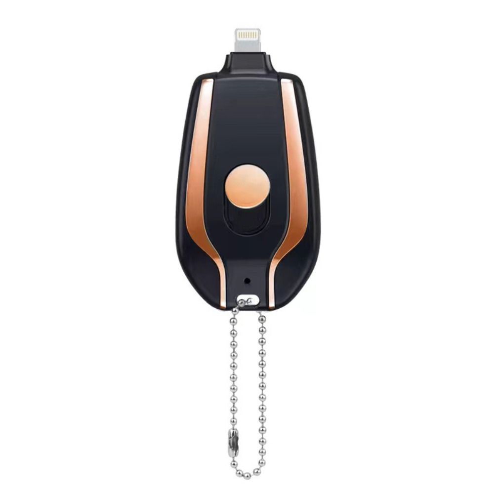 Carregador de porta-chaves portátil | 1500mah tipo-c ultra-compacto mini bateria