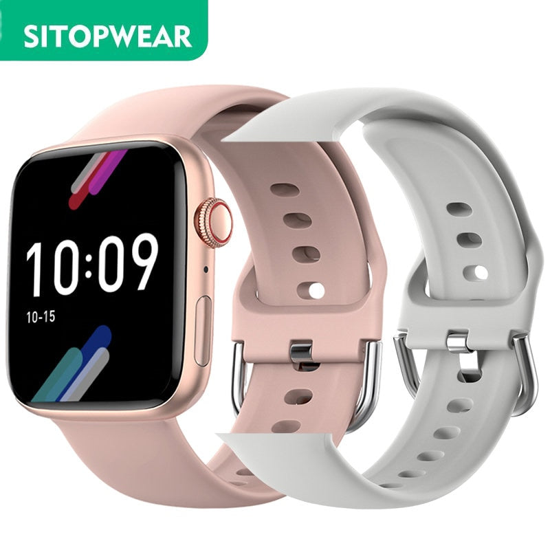 Sitopwear relógio inteligente 2023 de carregamento sem fio smartwatch bluetooth chamadas relógios