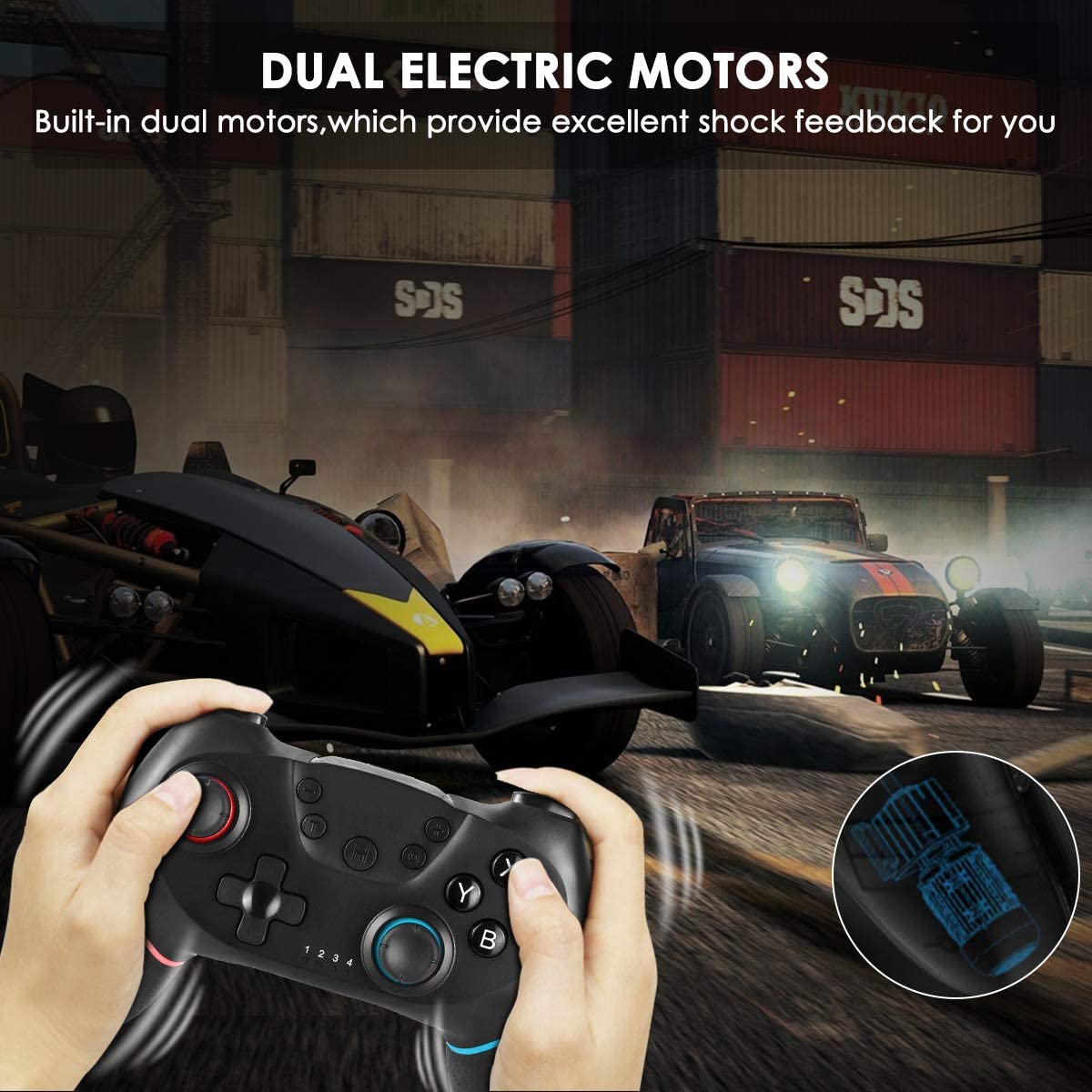 controlador sem fio bluetooth compatível nintendo switch pro gamepad compatível joystick jogo nintendo