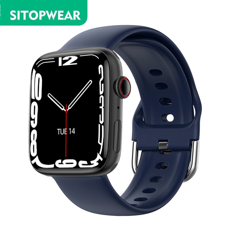 Sitopwear relógio inteligente 2023 de carregamento sem fio smartwatch bluetooth chamadas relógios