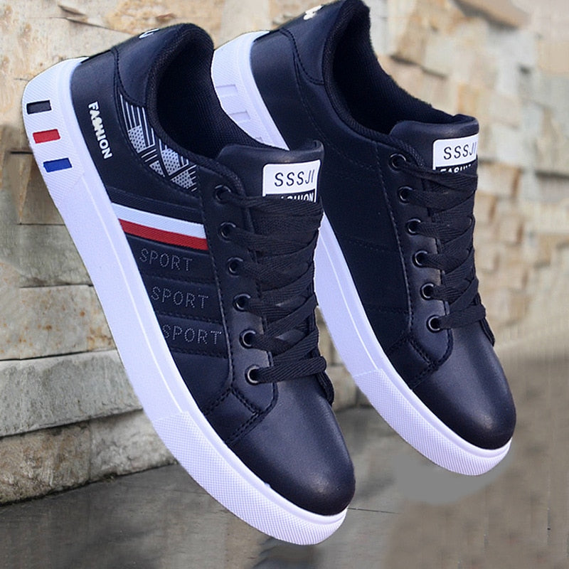 sapatos casuais masculinos de pouco peso respirável