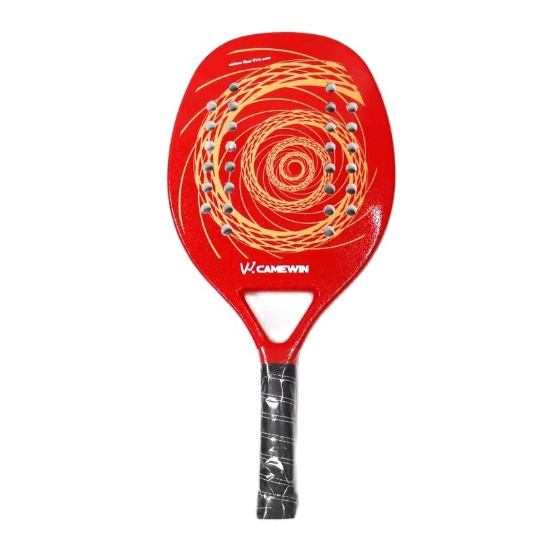 Camewin adulto raquete de tênis de praia de carbono completo profissional