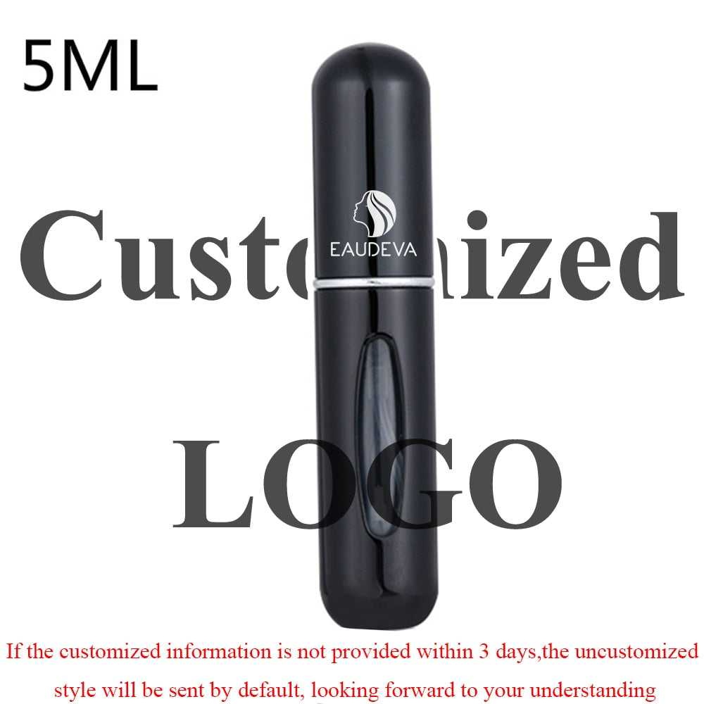 5ml/8ml mini pequeno perfume recarregável garrafa atomizador de alumínio portátil
