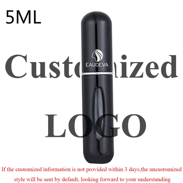 5ml/8ml mini pequeno perfume recarregável garrafa atomizador de alumínio portátil