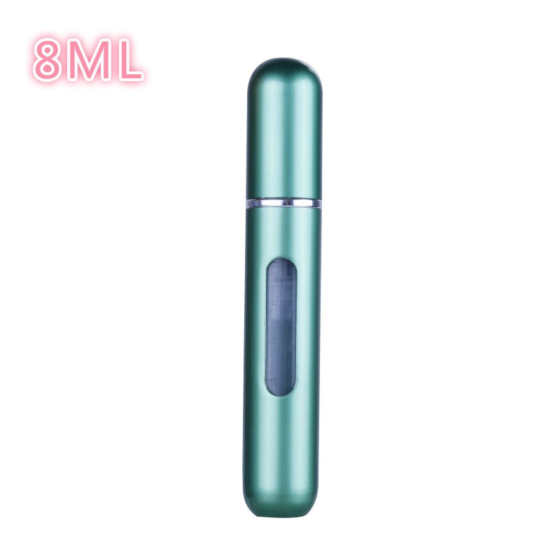 5ml/8ml mini pequeno perfume recarregável garrafa atomizador de alumínio portátil