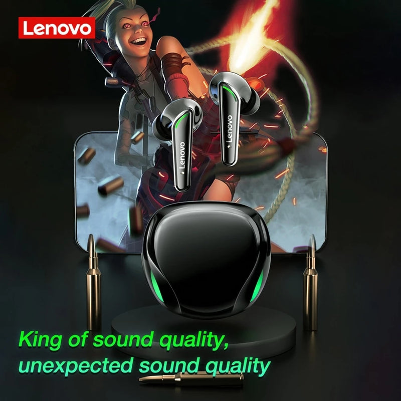 Lenovo xt92 tws gaming earbuds baixa latência bluetooth fones de ouvido estéreo sem fio 5.1 bluetooth