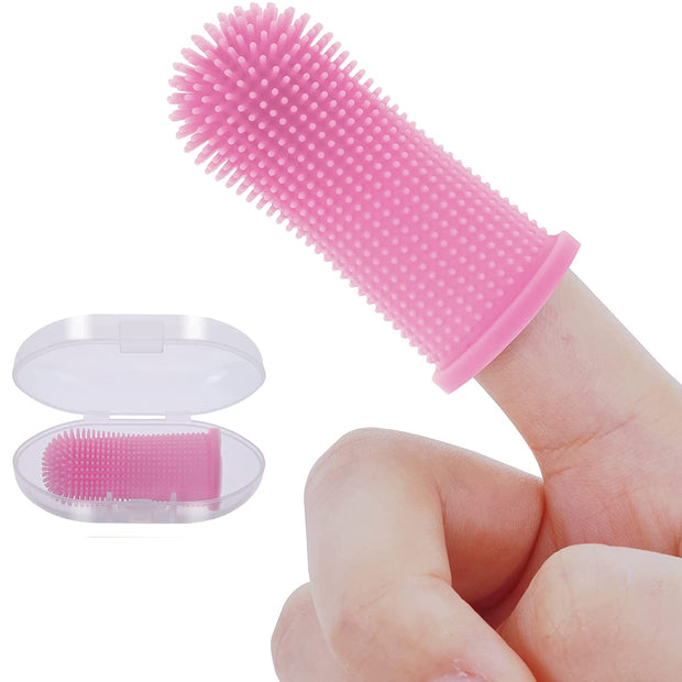 silicone ferramenta de escova de dentes cão e gato suprimentos de limpeza