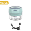 100/250mL Mini Electric Garlic Chopper USB Charging Ginger Masher Machine Sturdy Durable Chili Vegetable Crusher Kitchen Tools