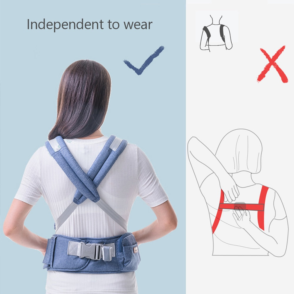 Sunveno ergonômico bebê portador de bebê canguru criança hip assento ferramenta titular do bebê