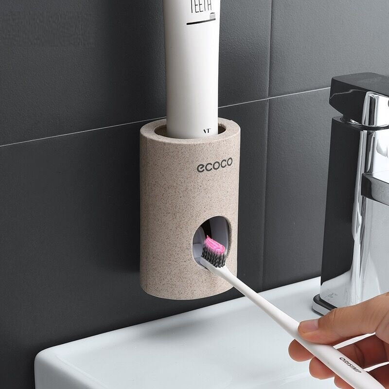 Dispensador de pasta de dentes automático não-tóxico parede