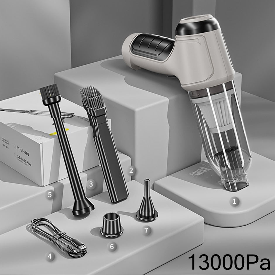 95000pa sem fio aspirador de pó do carro handheld mini portátil robô aspirador de pó para casa