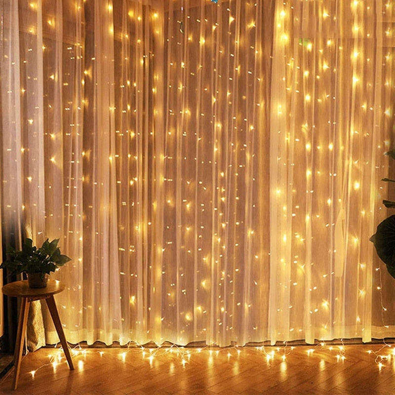 Cortina de Luz Decoração